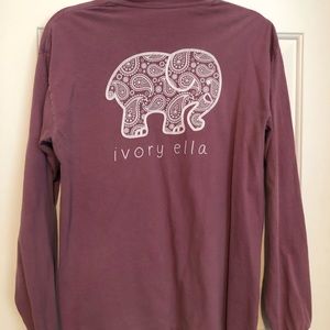Long sleeved ivory Ella shirt